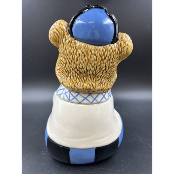 Vintage 1973 Hand Painted Teddy Bear Cookie Jar - Picture 3 of 9